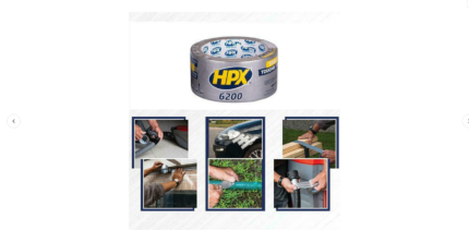 02 04 At 08 34 57 Hpx 6200 Silver Αυτοκόλλητη Υφασμάτινη Ταινία Γκρι 10mx48mm Cs5010